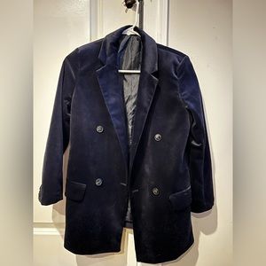 Velvet Blazer size S/M for women in navy color